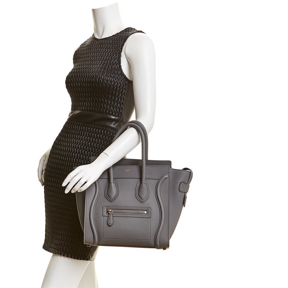 CELINE Luggage Micro Leather Tote - Picture 3 of 4